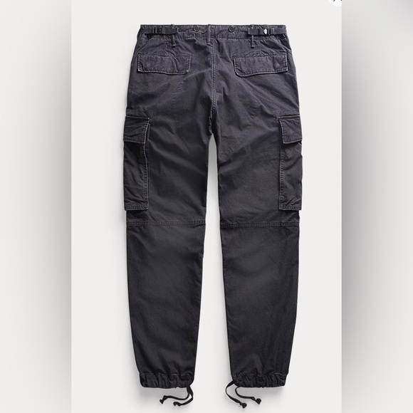 Polo Ralph Lauren Utility Cargo Surplus Pant Charcoal Sz 48X32.5” Drawstring Hem - Picture 10 of 10
